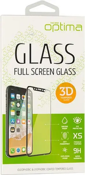 Захисне скло Optima 3D Xiaomi Redmi Note 8T black - фото 3