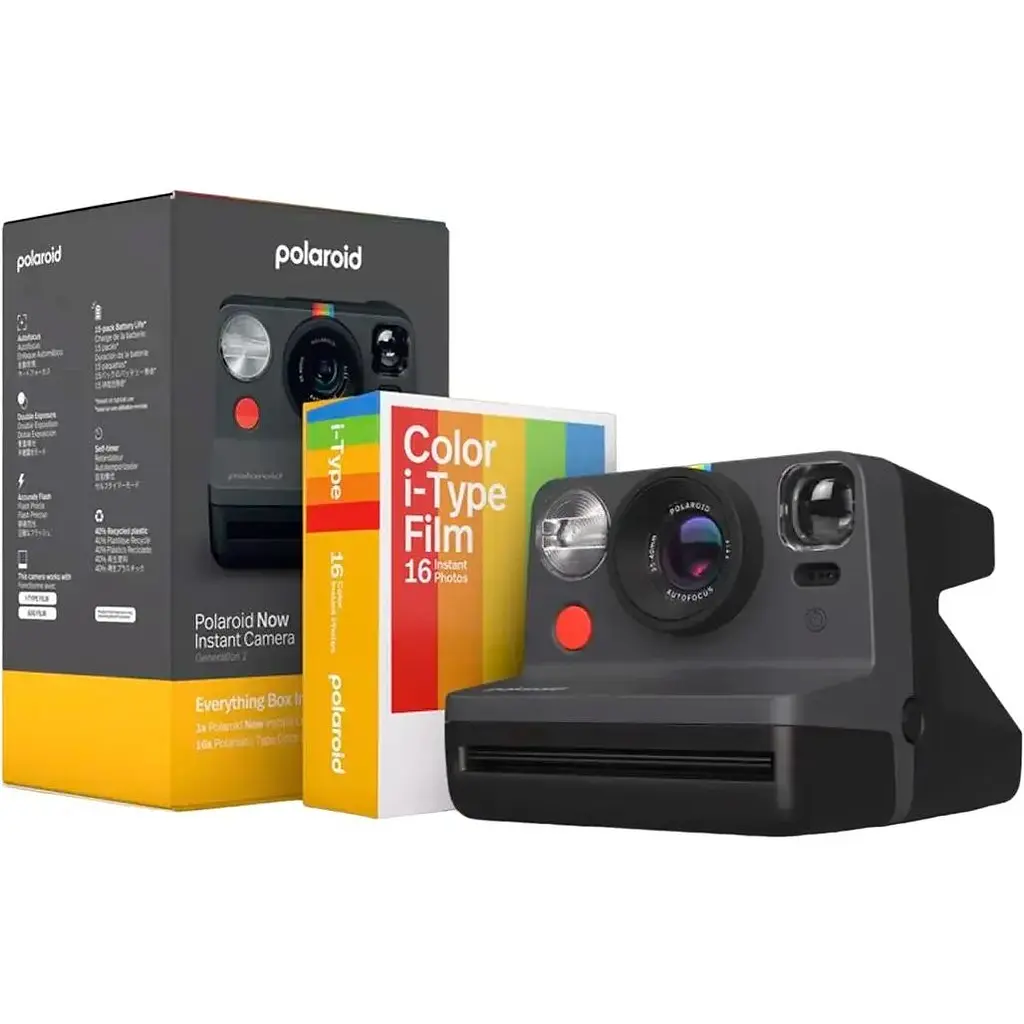 Фотокамера моментального друку Polaroid Now Gen 2 E-box Black [99820] - фото 6