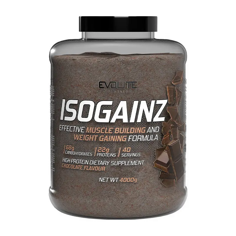 Гейнер IsoGainz, 4 кг Шоколад Evolite Nutrition fit0016863