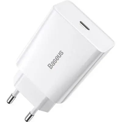 Зарядний пристрій Baseus Speed Mini Quick Charger White (CCFS-SN02) - фото 3
