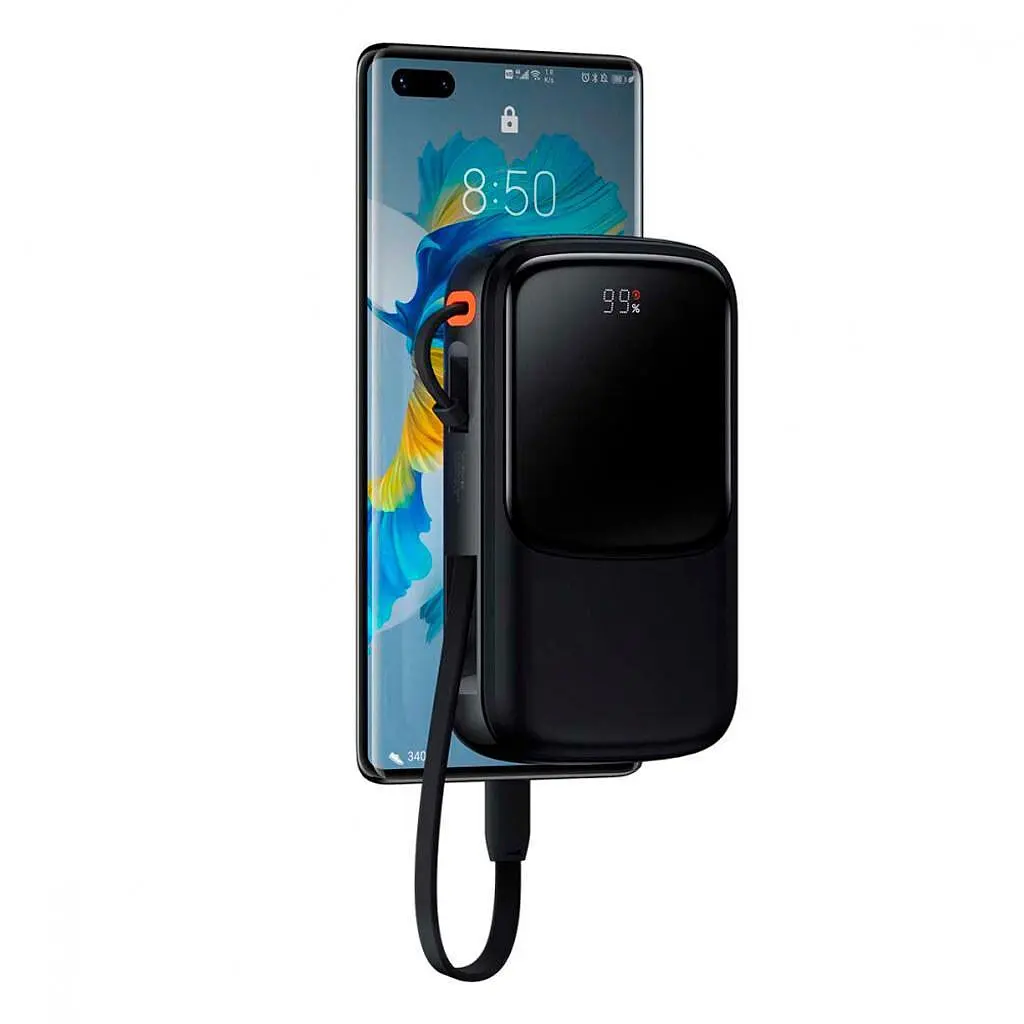 Зовнішній акумулятор Baseus Qpow Digital Display 10000 mAh 15W Type-C 2022 Edition PPQD050001 - фото 3