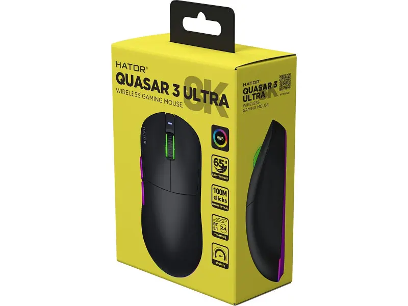 Миша Hator Quasar 3 Ultra 8K Black Wireless (HTM770) - фото 8