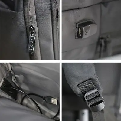 Рюкзак туристический NikiBo Scout 20л чорний (30012205-01) - фото 4