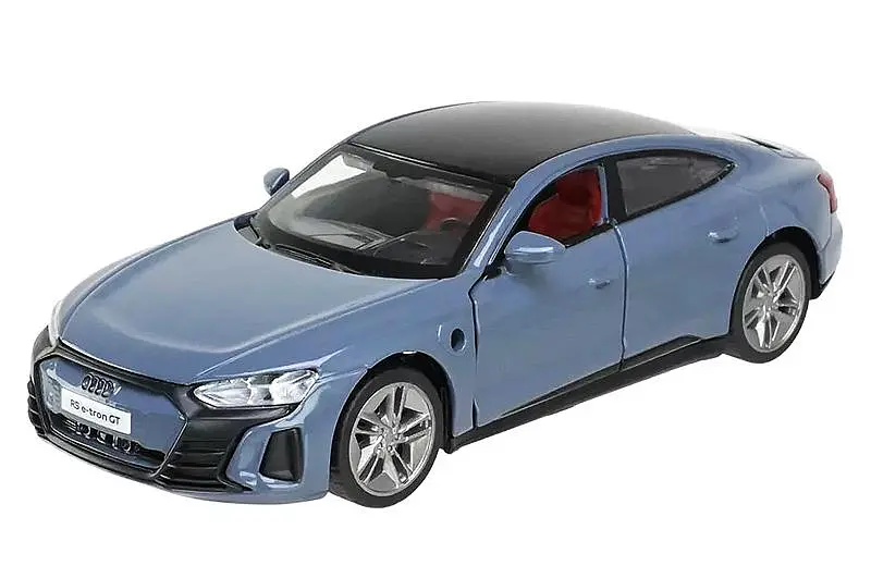 Іграшкова легкова машинка Audi RS e-tron GT 1:36 Автопром світлозвукові ефекти металева 68717 - фото 2
