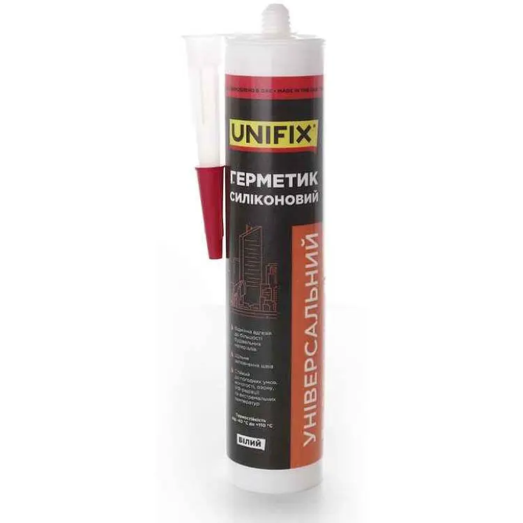 Герметик силіконовий UNIFIX 280мл Прозорий універсальний