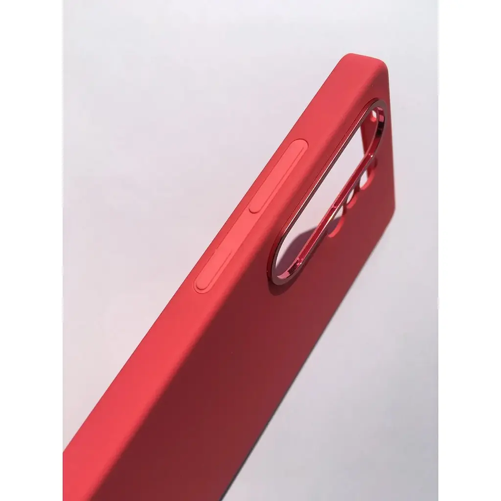 Оригінальний протиударний силіконовий чохол Samsung Silicone Case для Galaxy S25 Ultra Red EF-PS938CREGWW - фото 7