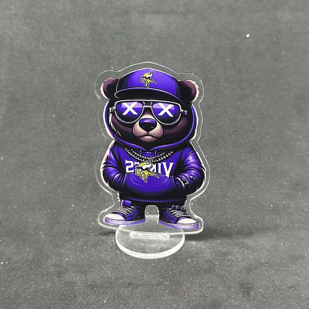 Акрилова колекційна фігурка Chibi Ведмедик 10 cм - фото 2