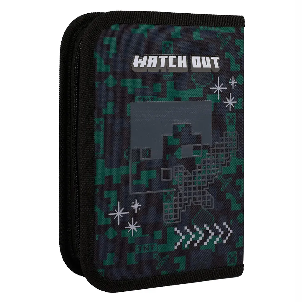 Шкільний пенал твердий одинарний з клапаном Yes Minecraft Watch Out HP-03 - фото 2