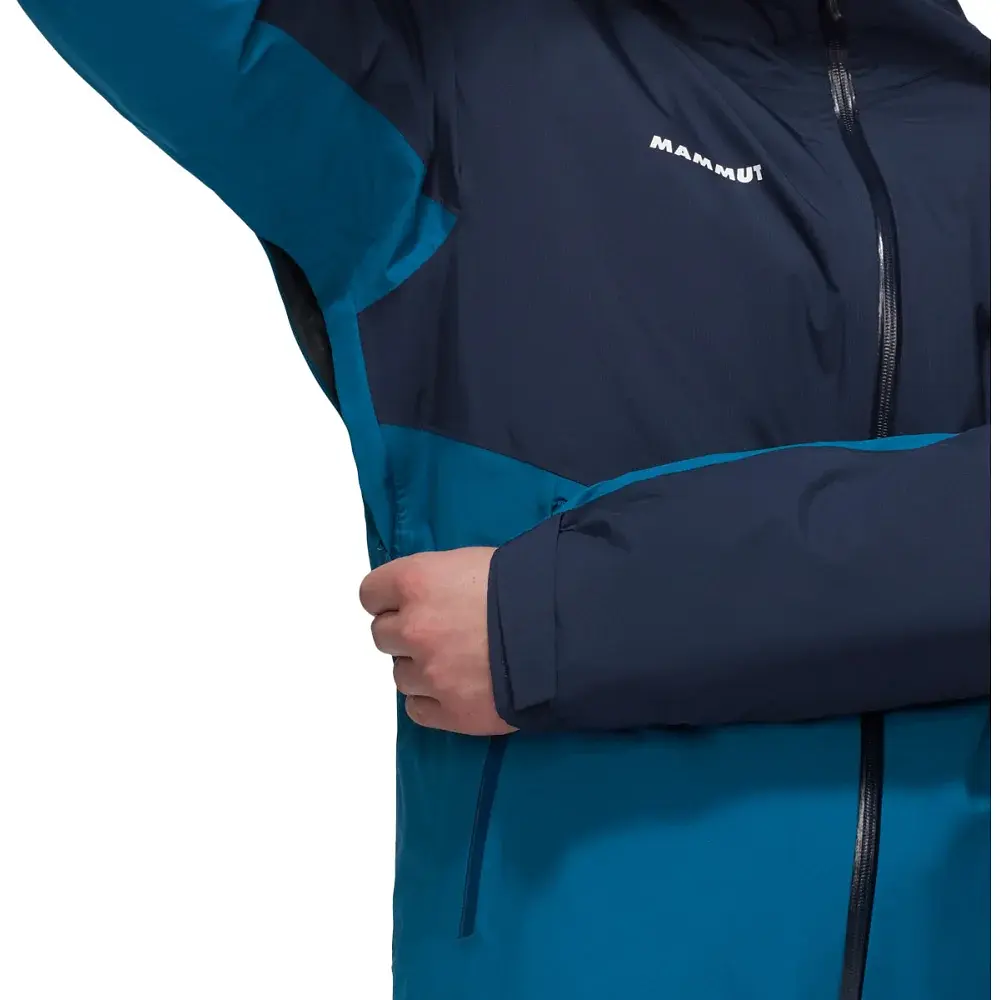 Куртка Mammut Hooded Jacket M L Deep Ice-Marine - фото 5