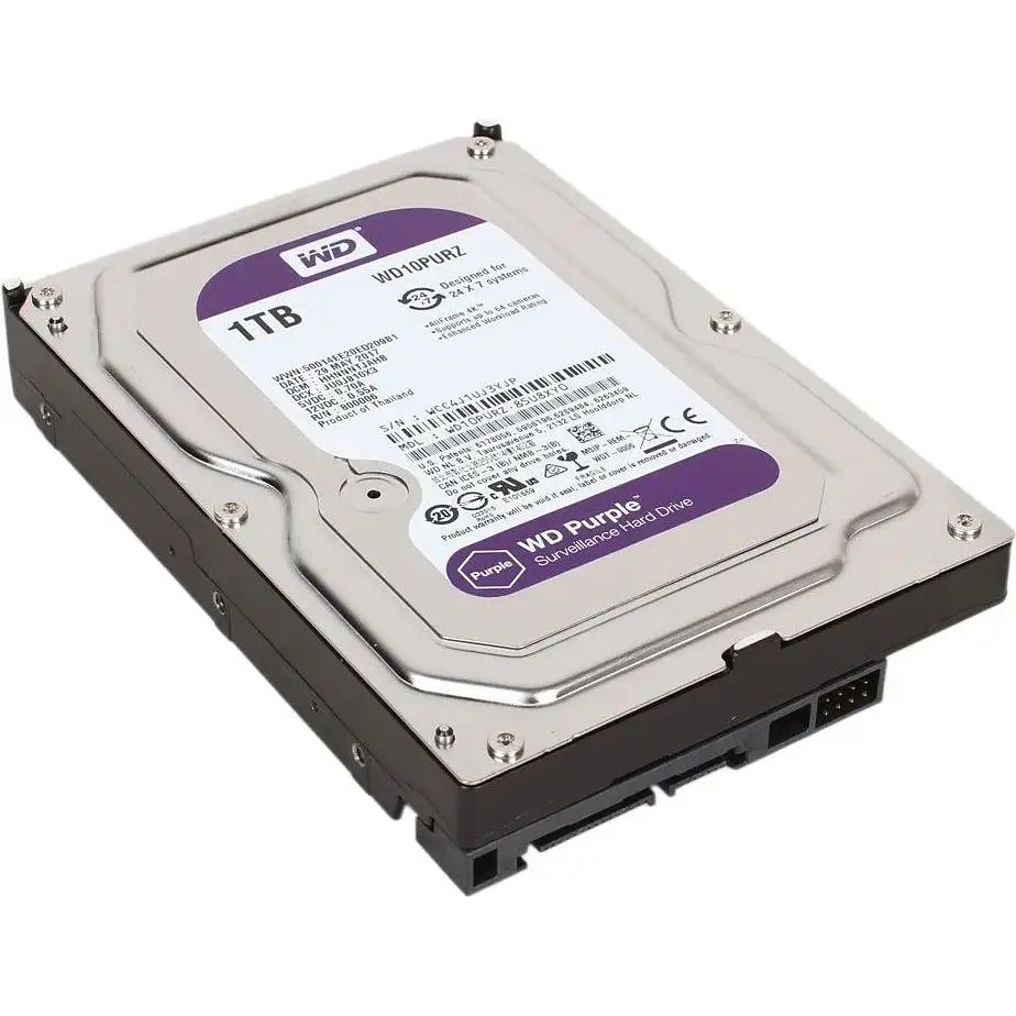 Жорсткий диск Western Digital Purple 3.5" 1TB 5400 rpm 64MB SATAIII (WD10PURZ) Refurbished - фото 2