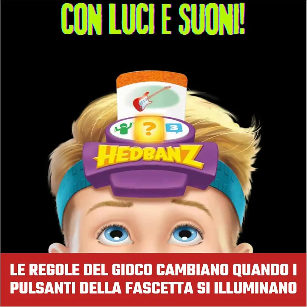 Настільна гра Хто Я? Spin Master Hedbanz Lightspeed Essere o non essere, італійська версія, для 2+ гравців, від 6 років (SKU-204.1) - фото 3