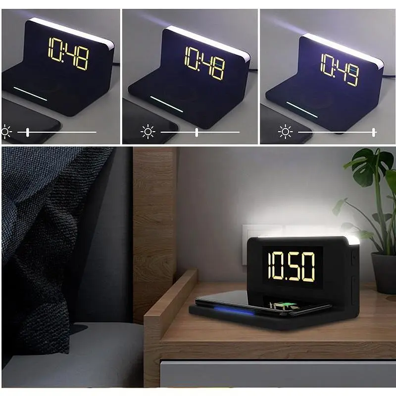 Розумний годинник з LED-підсвіткою і бездротовою зарядкою SY-W0241 - фото 3