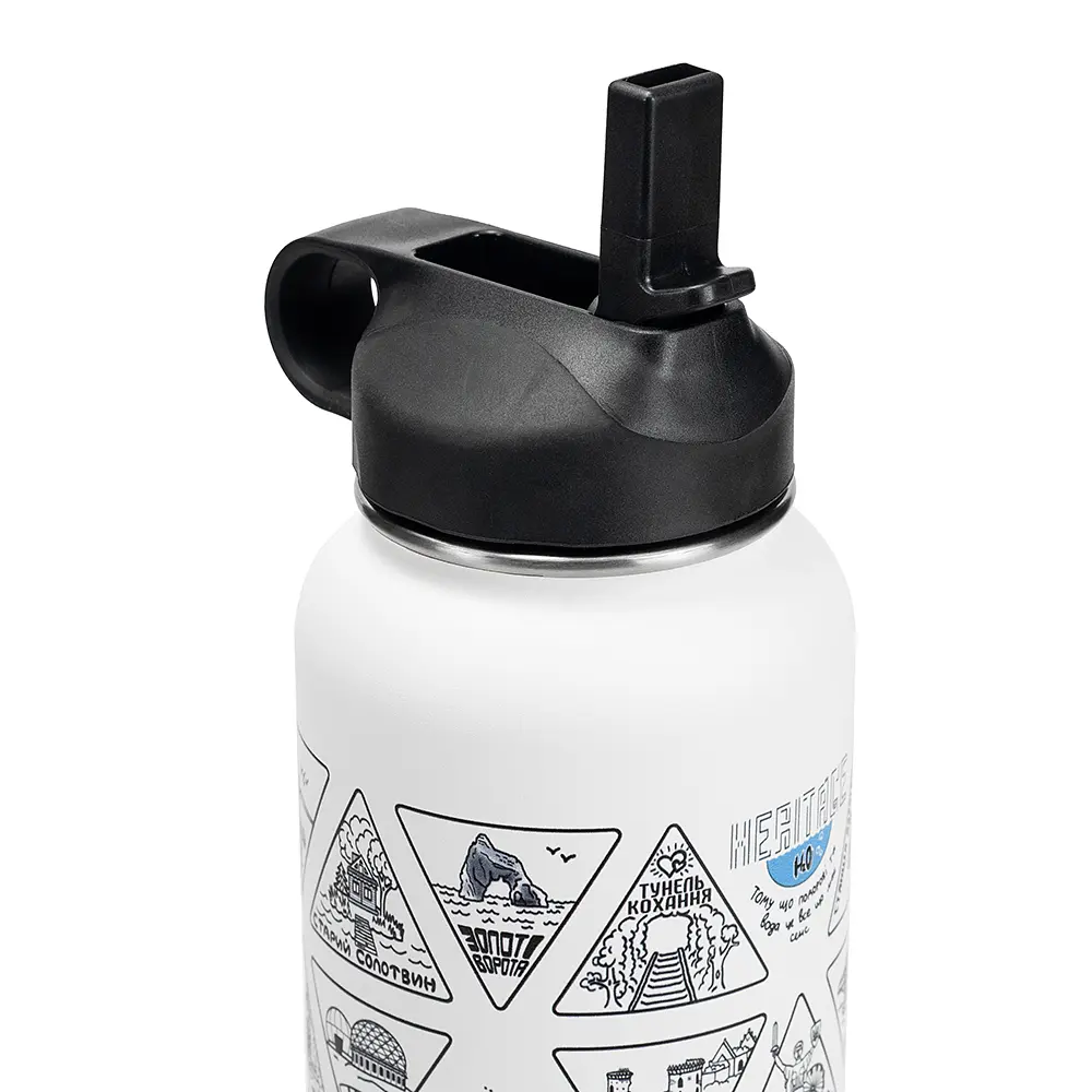 Термофляга Heritage H2O Thermo Flask White (INSH-TFLHERITAGETW1L) - фото 3
