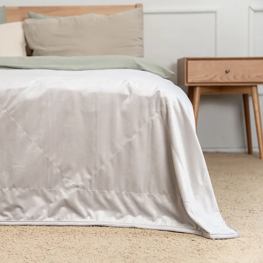 Плед-покривало двостороннє Sonex Aspen 220х240 см сіре (SO102546) - фото 8