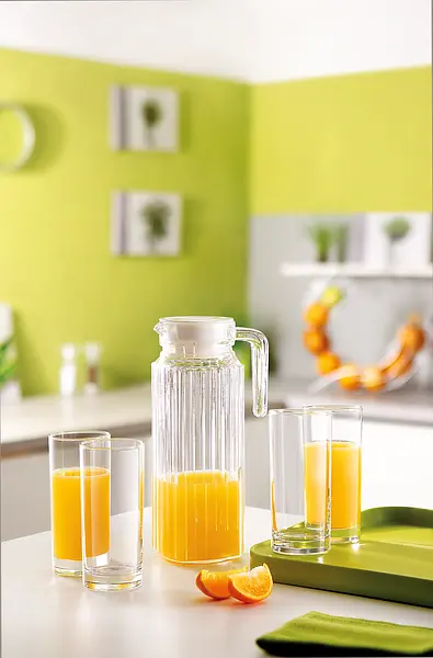 Кувшин Luminarc Quadro стеклянный с крышкой 1.1 л (V4068) - фото 2