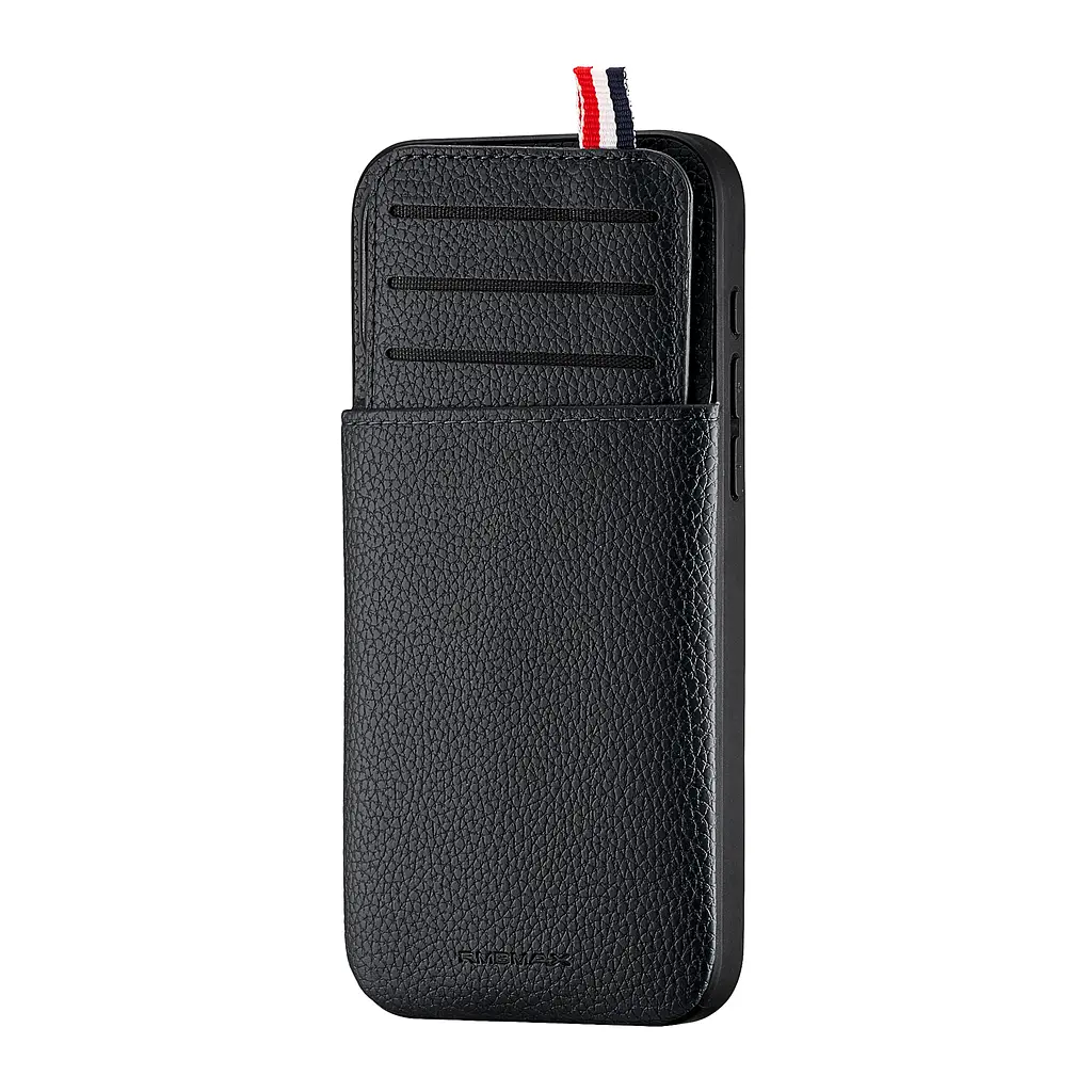 Чохол Jinduka Leather Pocket iPhone 15 Pro Max Black - фото 4