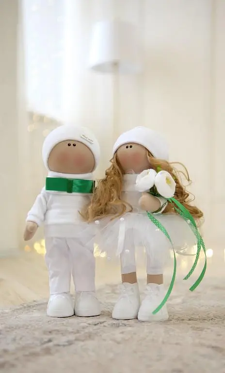 Лялька Тільда Весільна Пара 1 (ручна робота)
