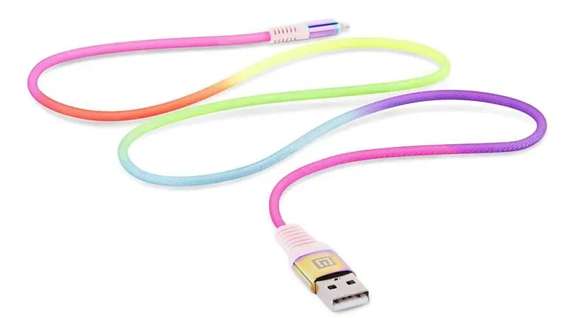 Кабель REAL-EL USB - Lightning (M/M), 1 м, Rainbow (EL123500051) - фото 10