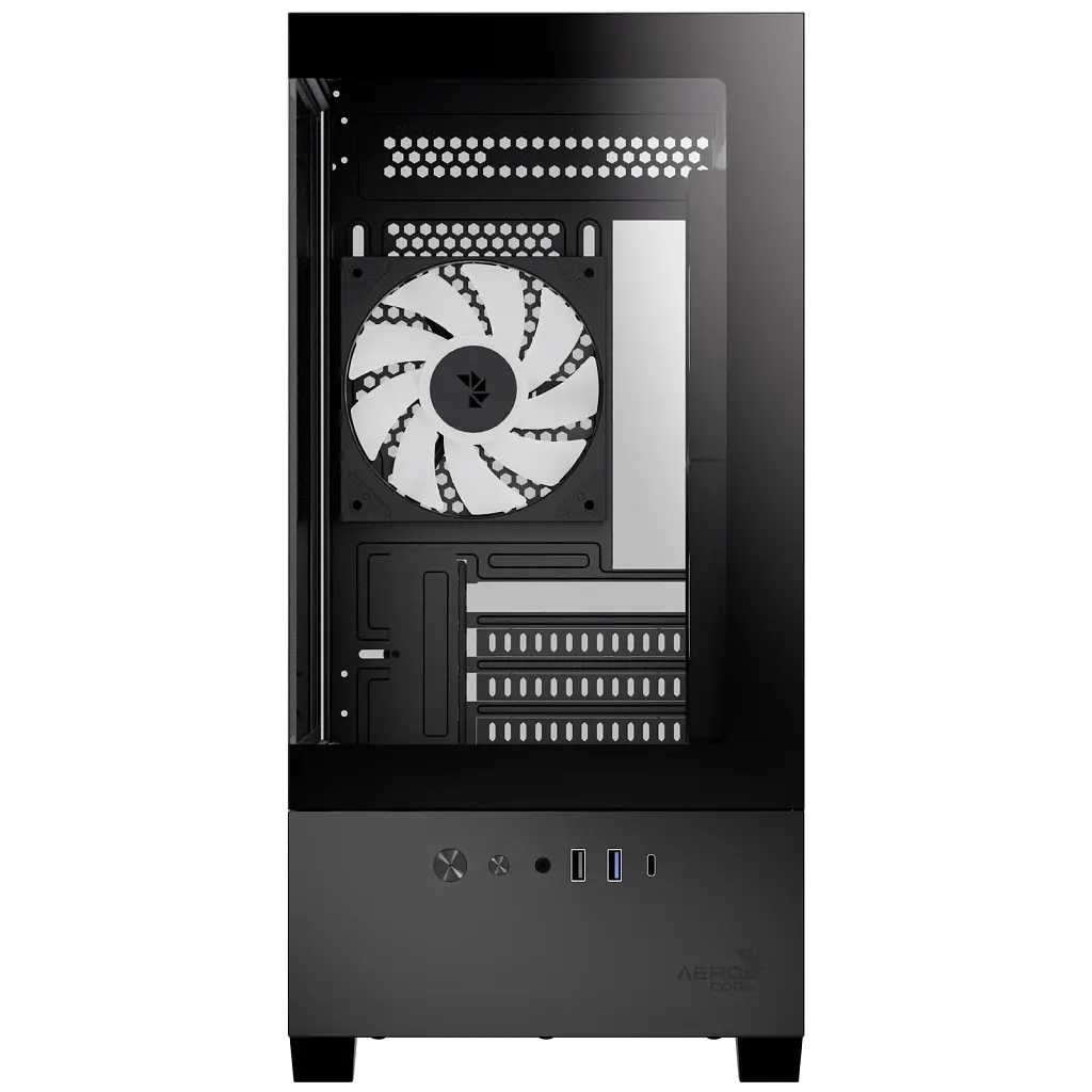 Корпус для ПК AeroCool P300D Digi-G-BK-v1 Black (ACCS-PN05033.11) - фото 7