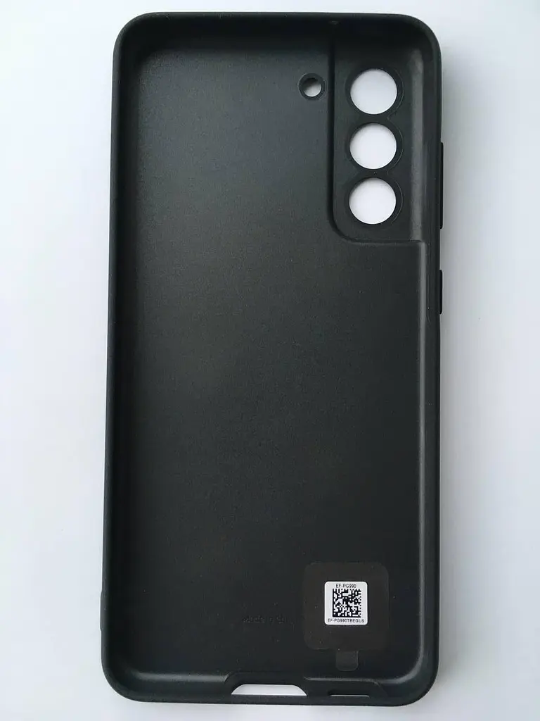Оригінальний силіконовий чохол для Samsung Galaxy S21 FE (G990) Silicone Cover Black EF-PG990TBEGRU - фото 3
