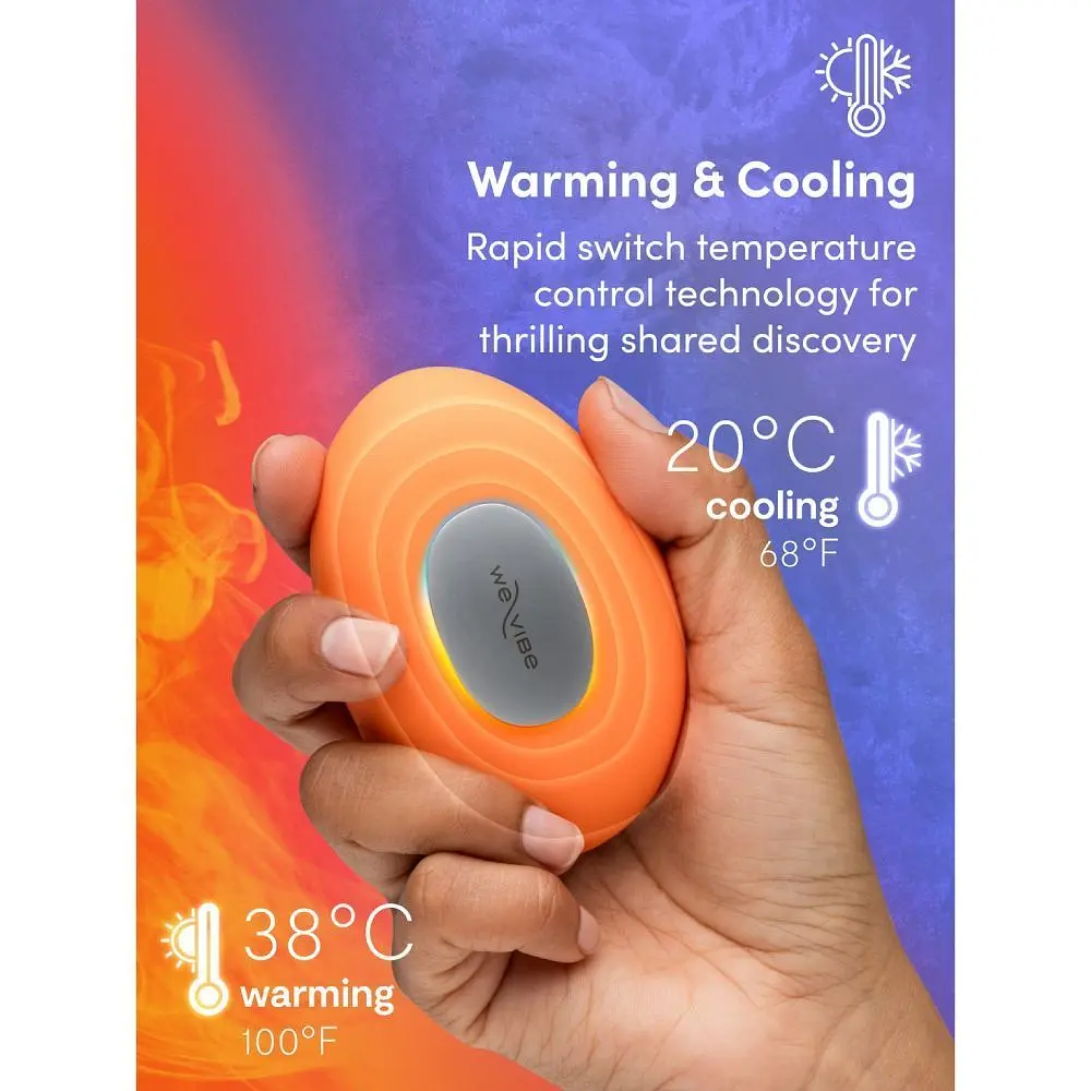 Вібратор We-Vibe Temp Tangerine для клітора - фото 16