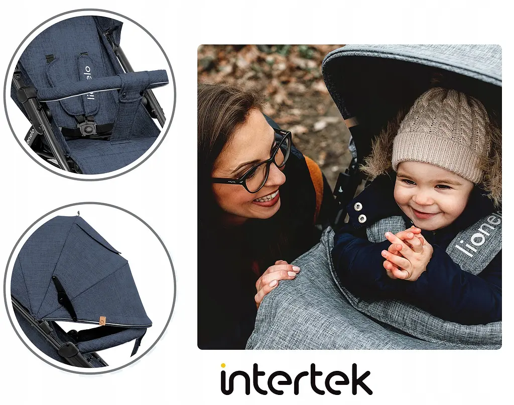 Прогулянкова коляска Lionelo Annet Plus Blue Denim - фото 10