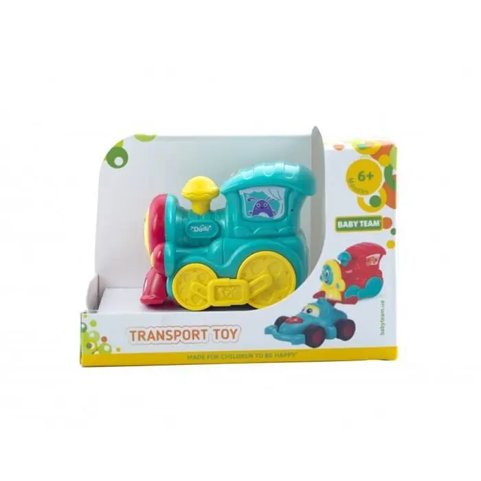 Іграшка транспорт Паровозик Baby Team 8620 Бірюзовий shop (4824428086202) - фото 2