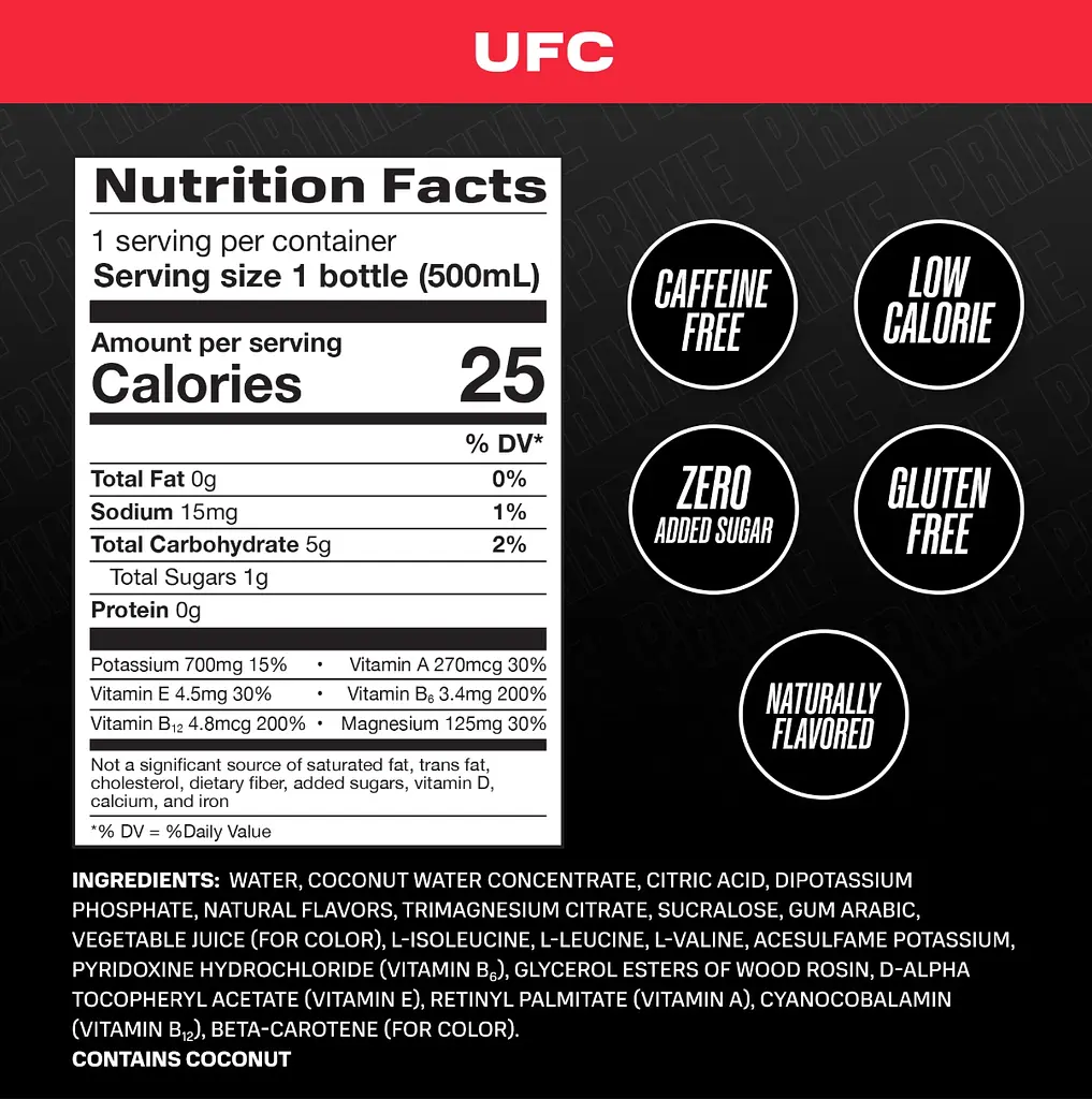 Напій Prime Hydration UFC V2 500 мл - фото 9