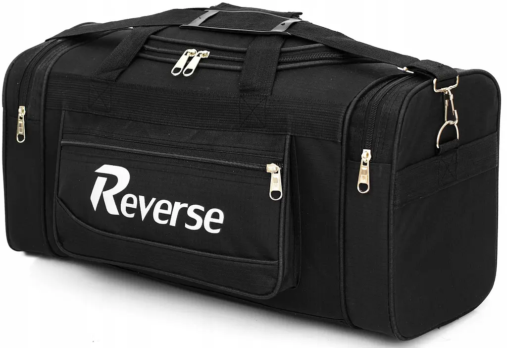 Містка дорожня сумка з кордури Reverse 58L Чорна - фото 6