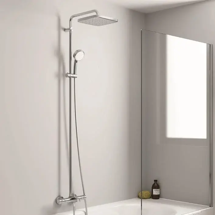 Душевая система с термостатом для ванны Grohe Tempesta Cosmopolitan 250 CUBE 30412 - фото 5