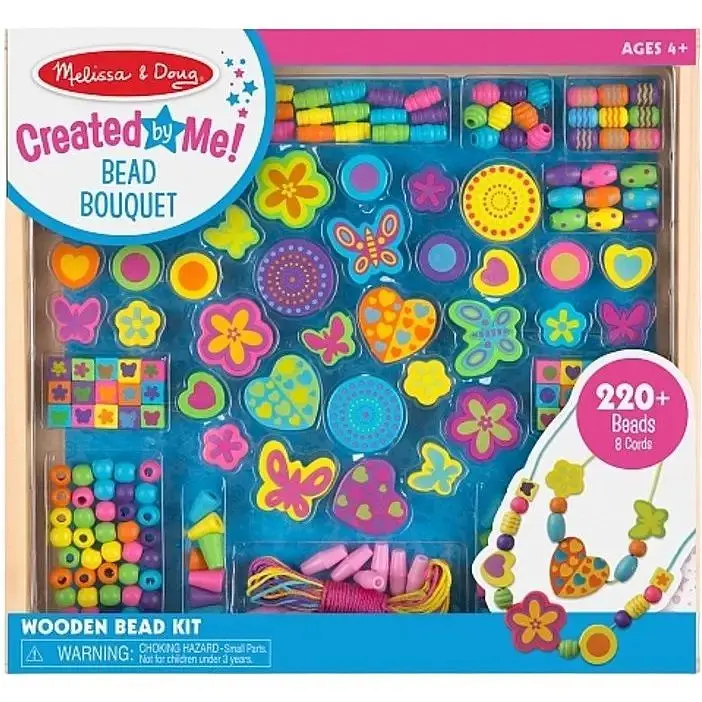 Набір дерев'яних намистин Melissa & Doug Літній сад (MD4169)