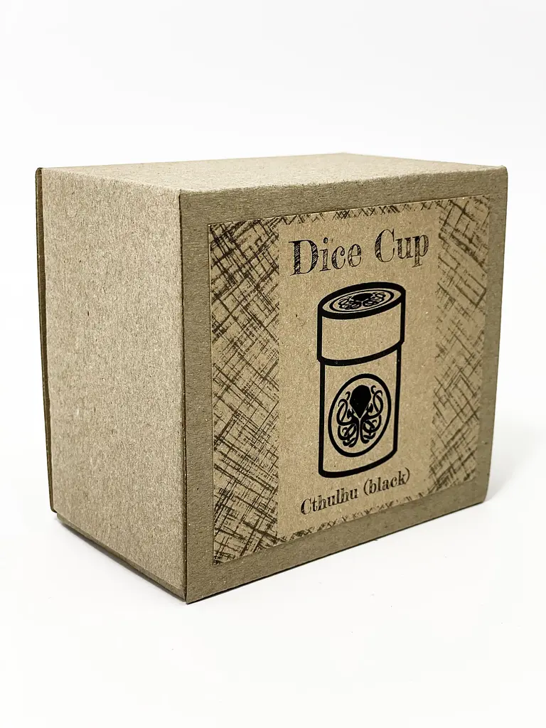 Настільна гра Планета Ігор Чаша для кубиків Ктулху (чорна) (Dice cup Cthulhu black) (pi-dc001) - фото 9