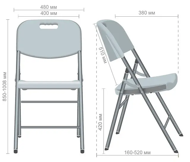 Складаний стілець Knox АМФ - фото 3