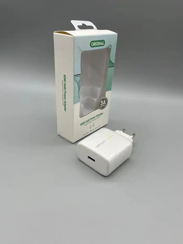Зарядний пристрій - адаптер живлення GaN Power Adapter (65W USB-C) - фото 2