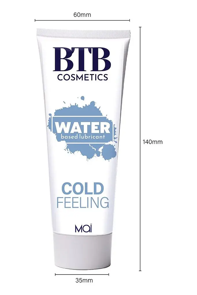 Охолоджувальна змазка на водній основі BTB Cold Feeling (100 мл) - фото 2