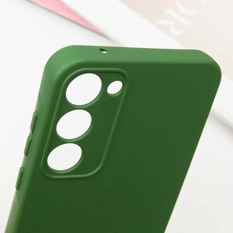 Чохол Lakshmi Silicone Cover Full Camera (AAA) with Logo для Samsung Galaxy S20 FE Зелений / Cyprus Green - фото 4