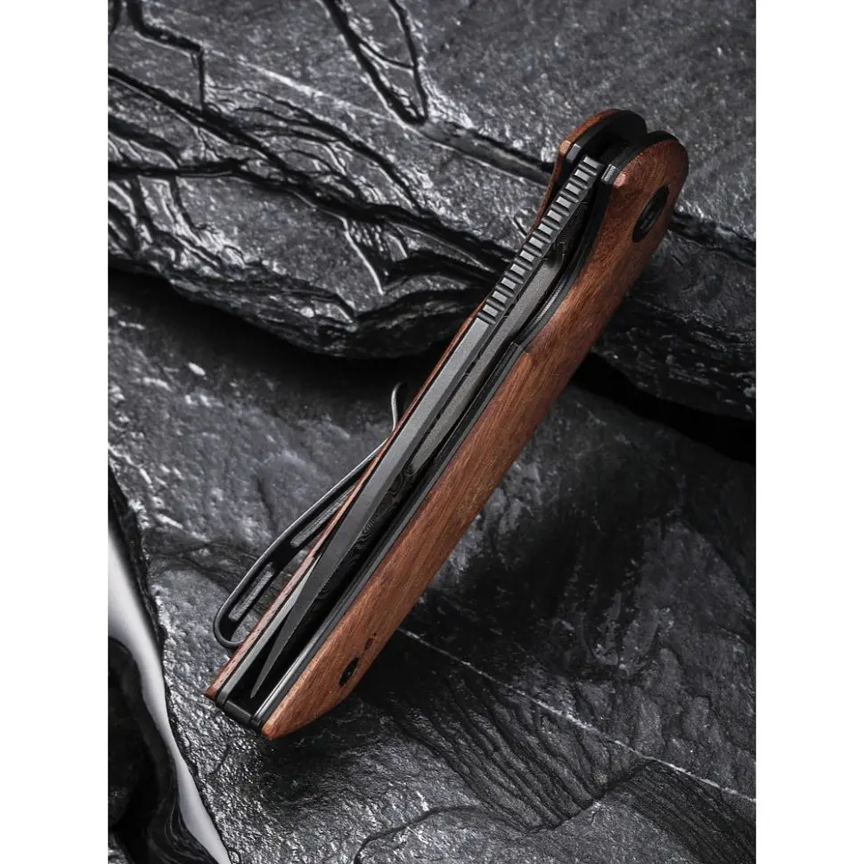 Ніж складаний кишеньковий Civivi Odium, (6.7 см) Damascus / Guibourtia Wood - фото 14