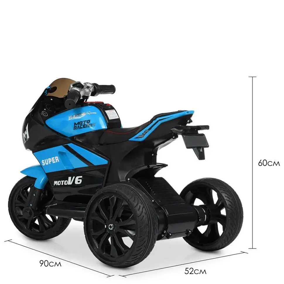 Детский электромобиль Bambi «Мотоцикл» M 4135EL-4, до 30 кг - фото 2