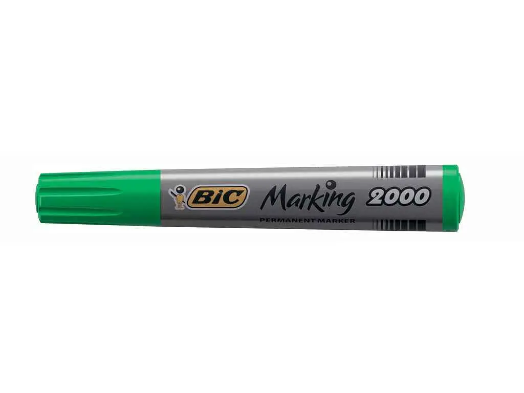 Маркер BIC перманентний, зелений 12шт bc8209123
