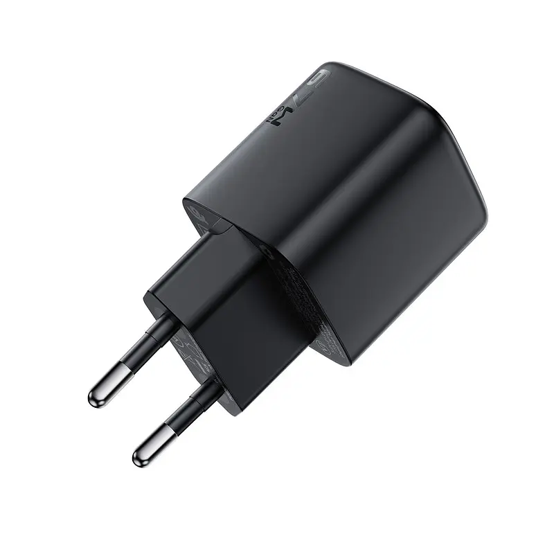 Блок - адаптер - зарядний пристрій ACEFAST A134 PD67W mini GaN USB-C fast charger чорний - фото 3
