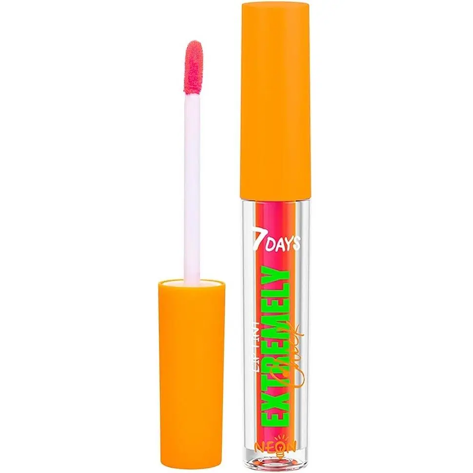 Тінт для губ 7 Days Extremely chick UVglow Neon відтінок 202 Instant love 2.5 мл (8056234471057) - фото 2