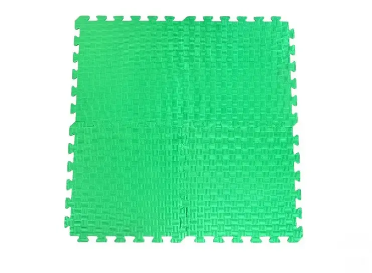 Мат-пазл (ластівчин хвіст) Sanstore EVA 50 x 50 x 1 см зелений 2172759216 - фото 4