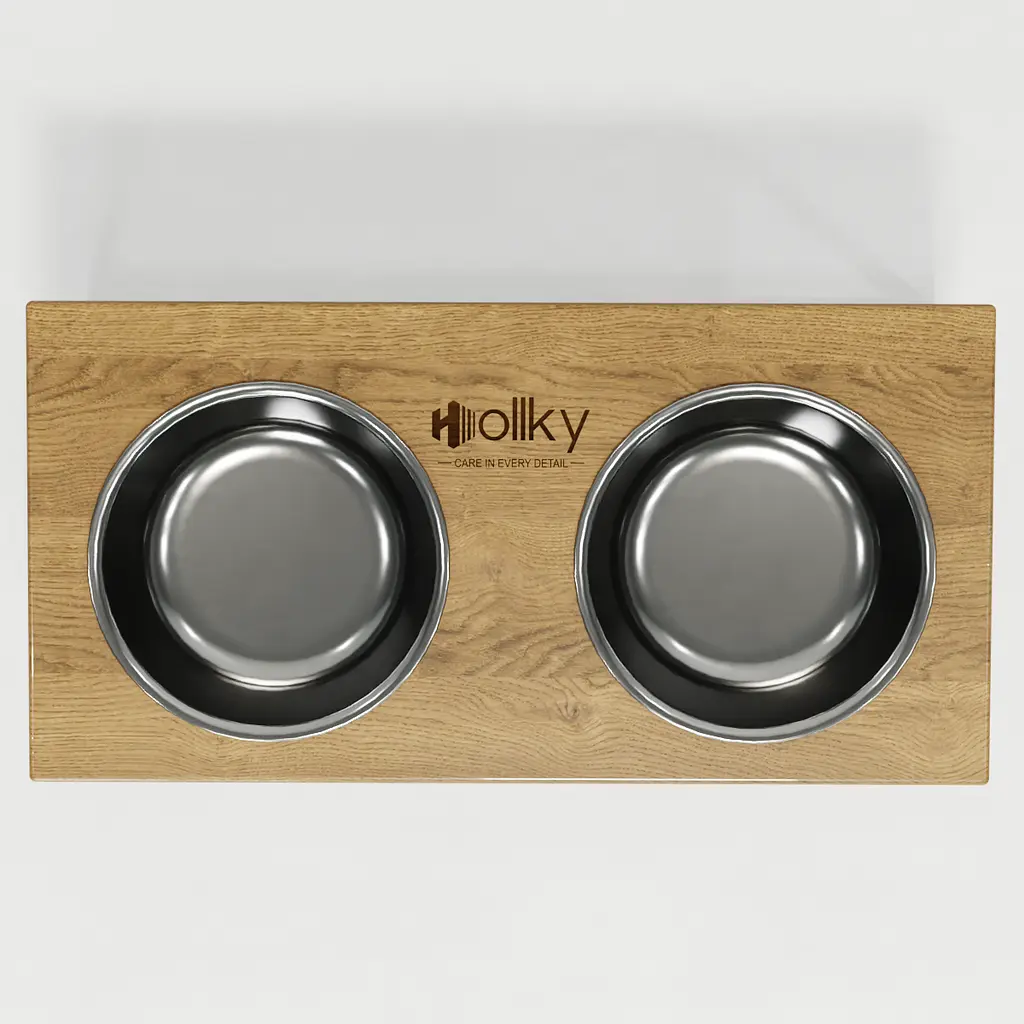 Hollky Base XL20 — миски на підставці для великих собак (2 × 1,8 л) - фото 7