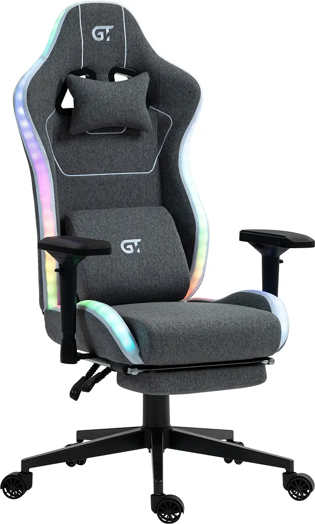 Геймерское кресло GT Racer (X-2306 Fabric Gray L) - фото 5