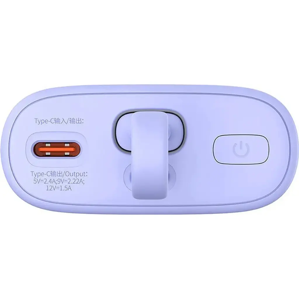 Зовнішній акумулятор Baseus Popsicle Lightning 5200mAh 20W Purple [P10055600512-00] [125023] - фото 5