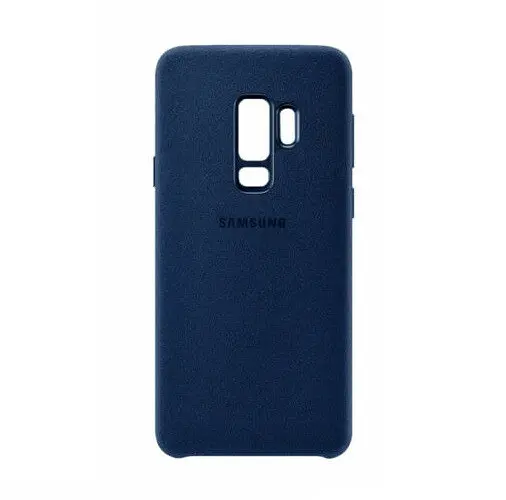 Чохол-накладка Alcantara Cover Official EF-XG965ALEGRU для Samsung Galaxy S9 Plus (6.2") Blue - фото 7