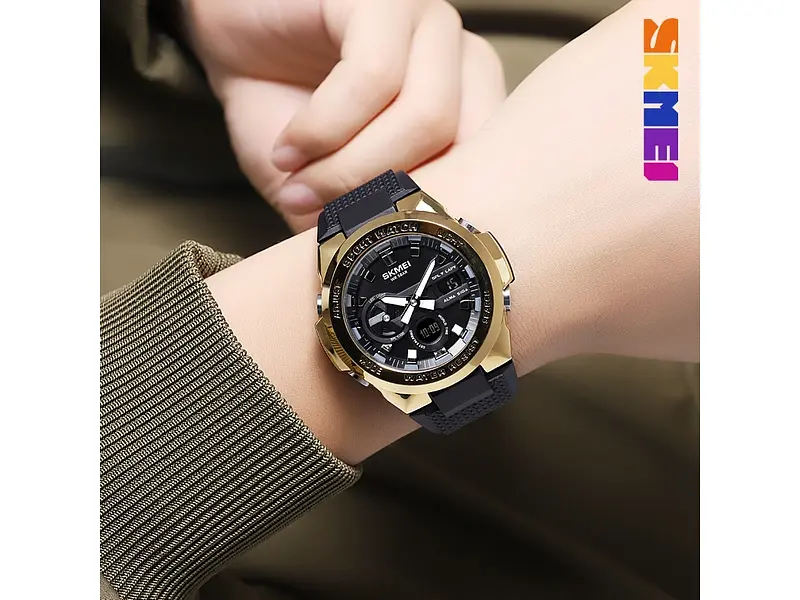 Чоловічий наручний годинник 2105GD Gold Skmei acs0030282 - фото 4