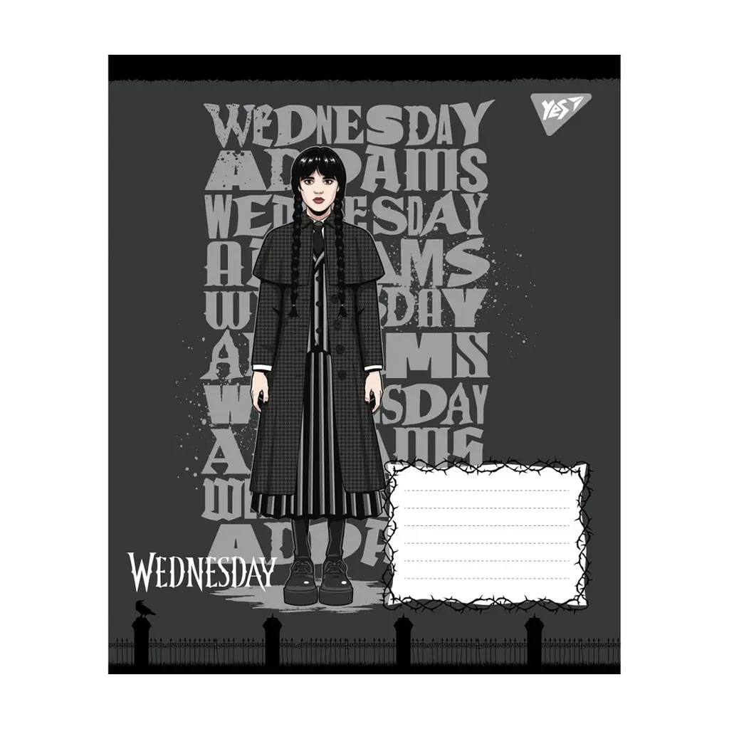 Зошит Yes Wednesday Школа Загадок А5 48 аркушів клітинка (768266), в асортименті - фото 6
