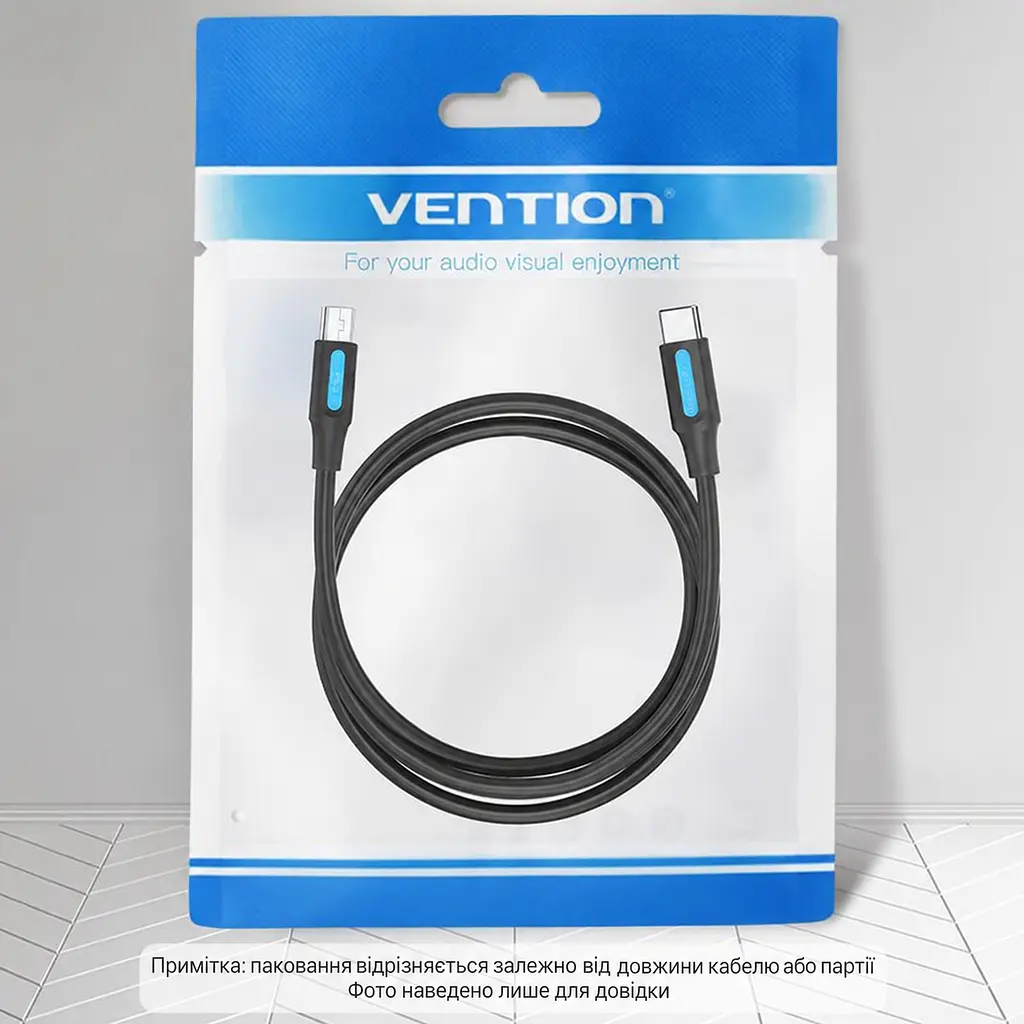 Кабель Vention COWBD USB-C - Mini-USB 0,5 м чорний (COWBD) - фото 14