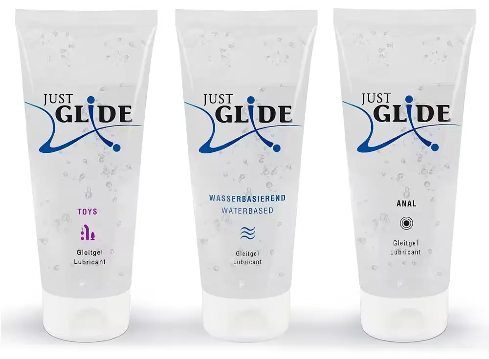 Набір лубрикантів Just Glide прозорий 3х200 мл - фото 2